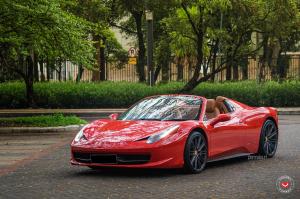 Ferrari 488 Spider by Permaisuri on Vossen Wheels (VPS-307) 2018 года